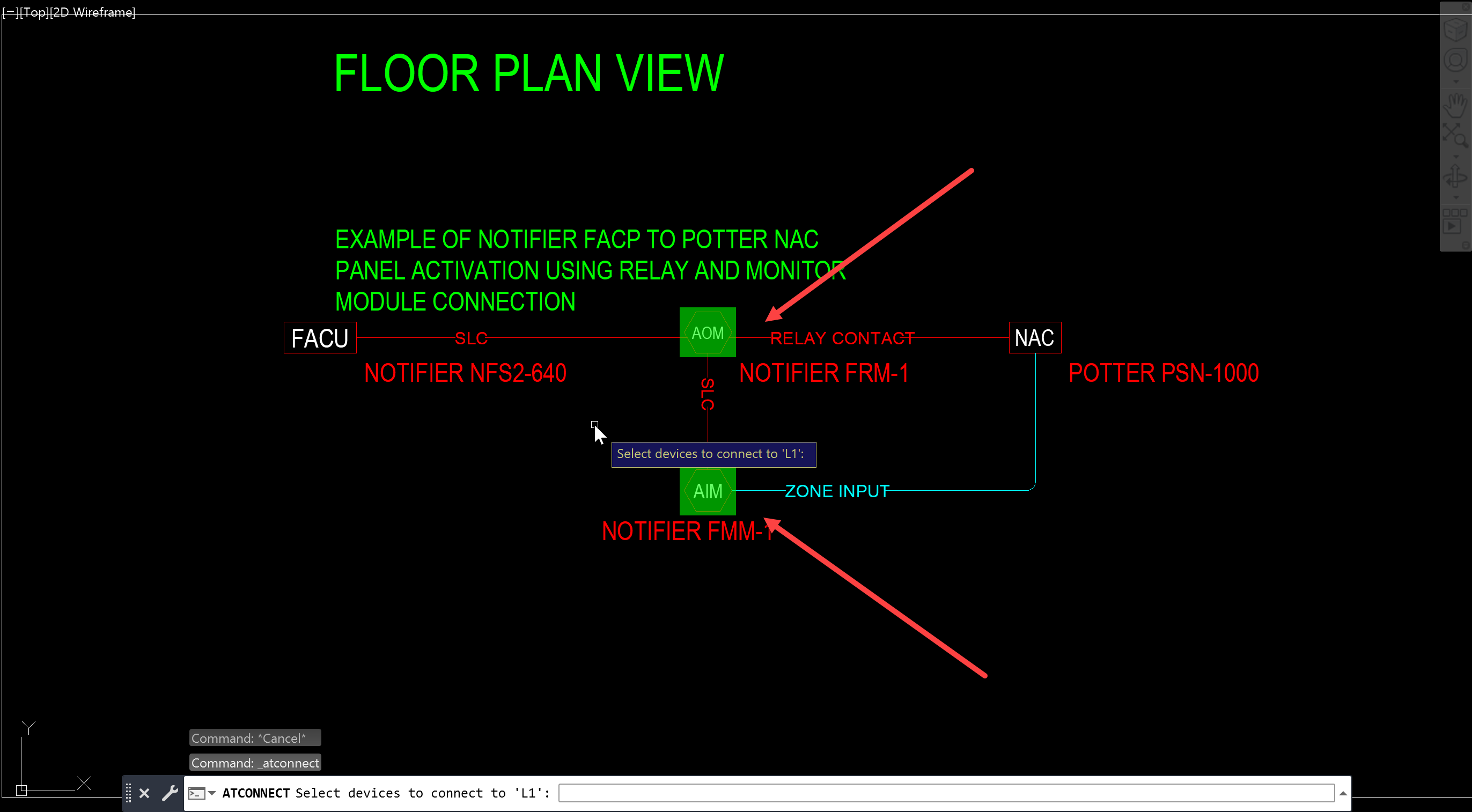 Connecting NAC Panels to Fire Alarm Control Panels Cadgen Software
