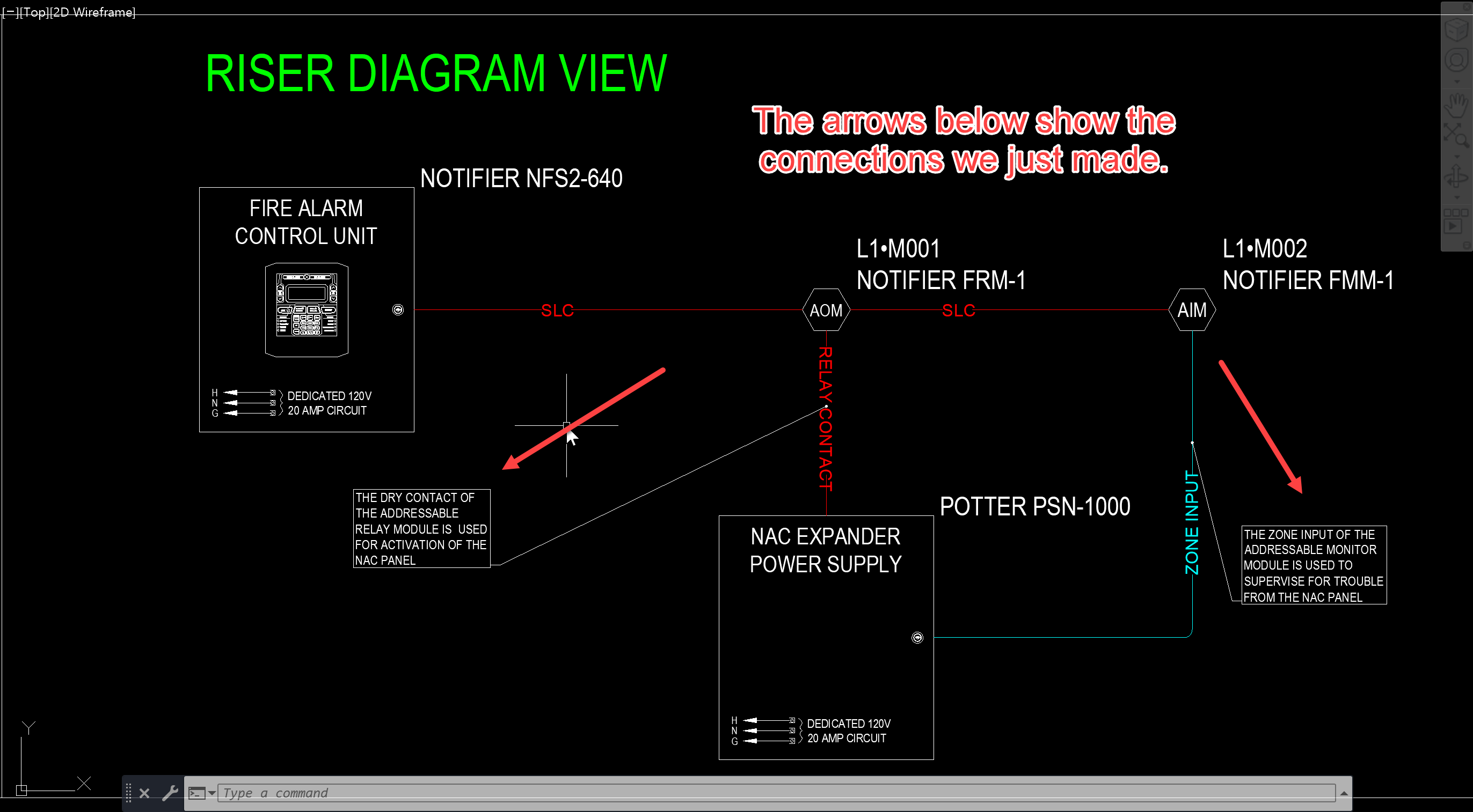 Connecting NAC Panels to Fire Alarm Control Panels Cadgen Software
