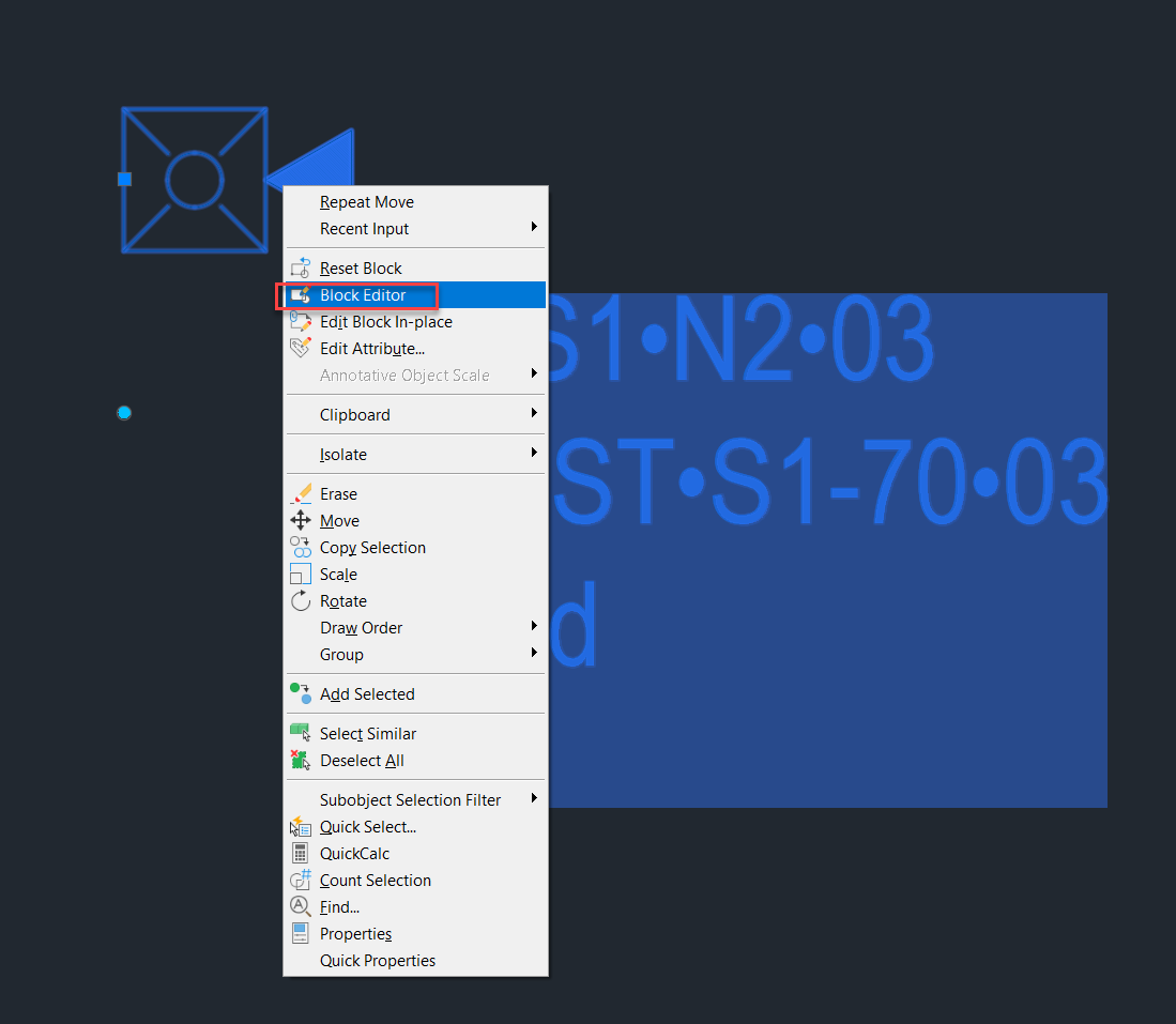 Block Edit command