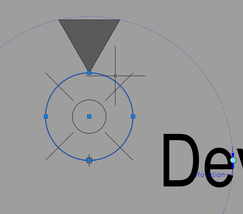 Editing block from square to circle