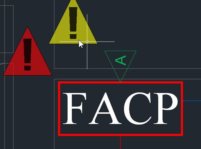 Class A Return placed next to the FACP