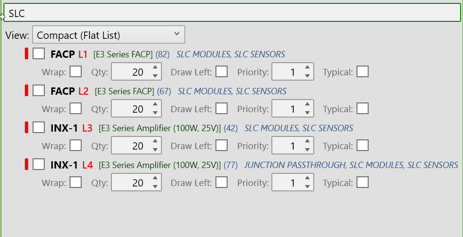 Search filtering