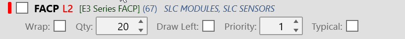 Per-circuit inline settings