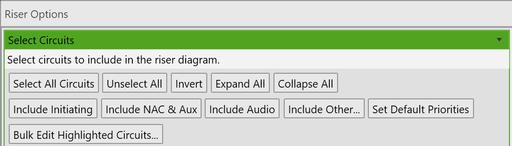 Toolbar buttons