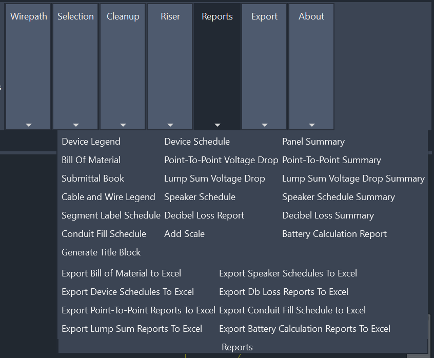 Submittal Book on the Reports panel